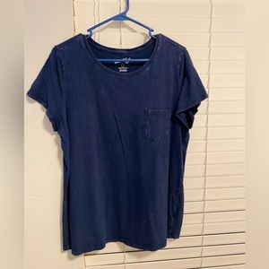 Universal Thread Navy Blue Scoop Neck Tee